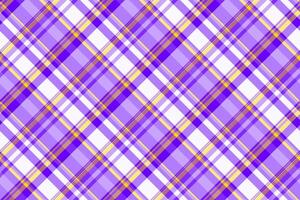 Check tartan of fabric plaid seamless with a background pattern textile texture. vector