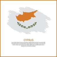 a poster with the word Cyprus be on it vector