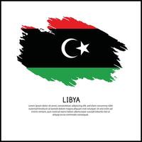 a poster with the word Libya be on it vector