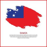a poster with the word Samoa be on it vector