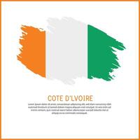 a poster with the word Cote dlvoire be on it vector
