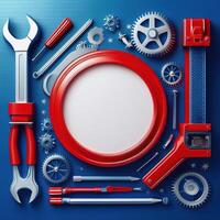 Labor Day Tools and Mechanical Parts photo