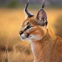 Caracal Portrait CLOSE UP photo