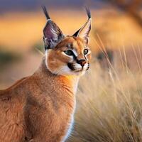 Caracal Portrait CLOSE UP photo