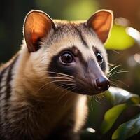 Civet Close-Up Portrait photo