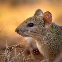 Close-Up Rodent in Natural Habitat photo