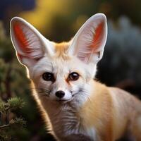 Fennec Fox Portrait photo