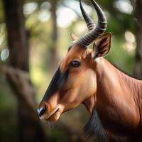 Common Tsessebe Portrait photo