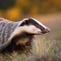European Badger in Natural Habitat photo