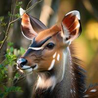 Nyala Antelope Portrait photo