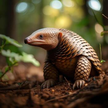 Pangolin Close Up photo
