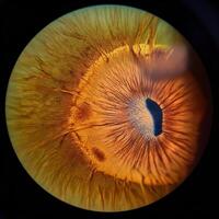 retinal scan capturing the intricate structure photo
