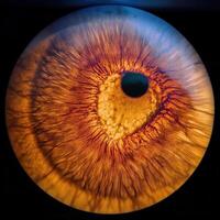 retinal scan capturing the intricate structure photo