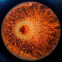 retinal scan capturing the intricate structure photo