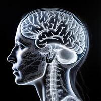 Human Brain Anatomy Visualization photo