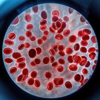 Microscopic Marvels Red Blood Cells Under the Microscope photo