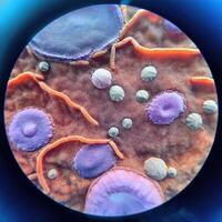 Microscopic World A Glimpse into the Intricate Beauty of Life photo