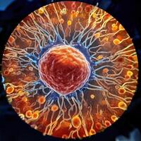 Microscopic World A Glimpse into the Intricate Beauty of Life photo