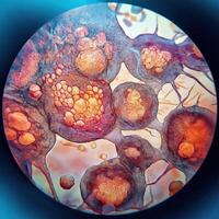 Microscopic World A Glimpse into the Intricate Beauty of Life photo