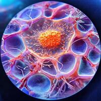 Microscopic World A Glimpse into the Intricate Beauty of Life photo