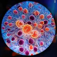 Microscopic World A Glimpse into the Intricate Beauty of Life photo