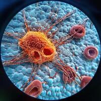 Microscopic World A Glimpse into the Intricate Beauty of Life photo