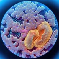 Microscopic World A Glimpse into the Intricate Beauty of Life photo