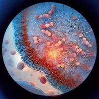 Microscopic World A Glimpse into the Intricate Beauty of Life photo