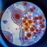 Microscopic World A Glimpse into the Intricate Beauty of Life photo