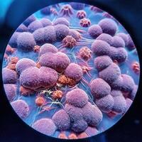 Microscopic World A Glimpse into the Intricate Beauty of Life photo