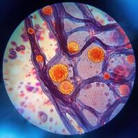 Microscopic World A Glimpse into the Intricate Beauty of Life photo