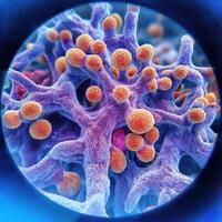 Microscopic World A Glimpse into the Intricate Beauty of Life photo