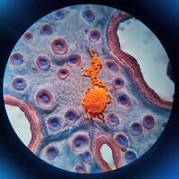 Microscopic World A Glimpse into the Intricate Beauty of Life photo