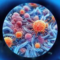 Microscopic World A Glimpse into the Intricate Beauty of Life photo