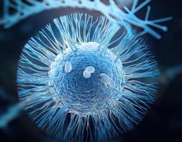 Human Cell Genetic Structure Close Up photo