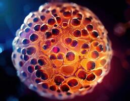 Human Cell Genetic Structure Close Up photo