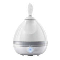 White essential oil diffuser with mist in a room png