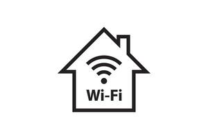 Wi Fi symbol signal connection. wireless internet technology sign. Wifi network communication icon. vector