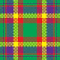 Pixel background design. Modern seamless pattern plaid. Square texture fabric. Tartan scottish textile. Beauty color madras ornament. vector