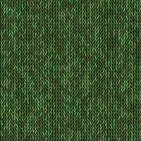 Knit texture green color. seamless pattern fabric. Knitting background flat design. vector