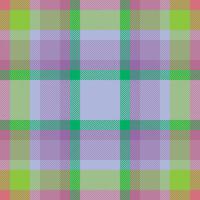 Plaid check pattern. Seamless fabric texture. Tartan textile print. vector