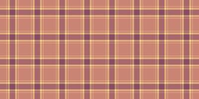 Book texture pattern, africa background tartan check. Fuzzy plaid textile fabric seamless in orange and red colors. vector