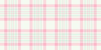 Baby textile check plaid, length texture seamless. Punk fabric background pattern tartan in light and honey dew colors. vector