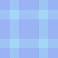 Invitation check plaid seamless, checking background fabric pattern. Handkerchief textile tartan texture in blue and cyan colors. vector