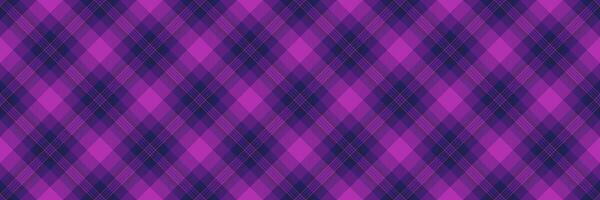 Pop pattern background check, knot texture seamless. Strip fabric tartan textile plaid in violet and purple colors. vector