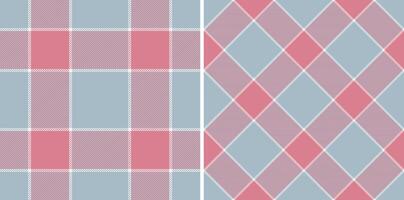 background tartan of fabric plaid pattern with a textile check texture seamless. Set in cold colors. Fashion trends for every season and holiday. vector