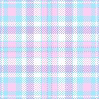 Brazil background pattern textile, quality tartan plaid . 40s fabric seamless check texture in light and cyan colors. vector
