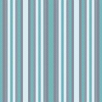 Presentation texture fabric vertical, ribbon stripe pattern . Material lines textile background seamless in light and cyan colors. vector