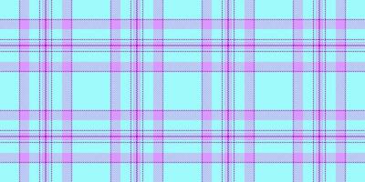 Diwali pattern background check, brazil plaid textile fabric. Package texture seamless tartan in teal and violet colors. vector