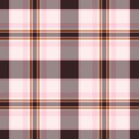Check textile of seamless fabric pattern with a background texture plaid tartan. vector